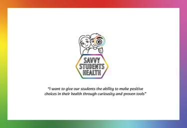 Savvy Students Health Postcard