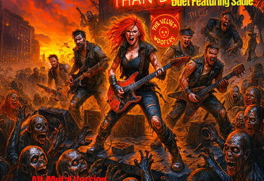 Undead Zeds - Louder Than Death - Alt-Metal Version - The Velvet Woofers - (Featuring Sadie)