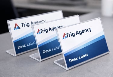 Acrylic Name Plate with UV Print
