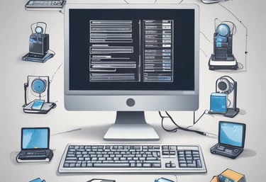 The image captures the interior of a computer case, highlighted by faint lighting. Visible components include cooling fans, multiple memory sticks, and various cables neatly organized. The lighting emphasizes the sleek and organized build of the computer hardware.