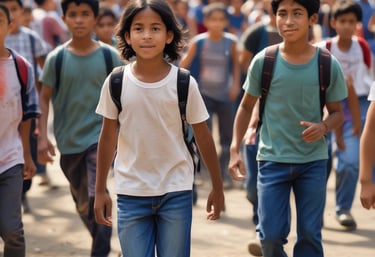 A poster on a wall, secured with duct tape, features the Ukrainian flag's blue and yellow colors and reads 'Solidarity is now for Ukraine'. It includes a call for donations to 'savethechildren.ch' and a QR code. The background has graffiti on a brown surface and there are plants with flowers on the right.