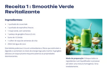 Ebook 25 Receitas Detox