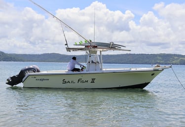 Sail Fish II sport fishing boat for private fishing tours in Guanacaste, Costa Rica