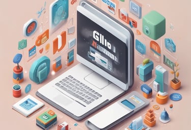 A grey processor chip with the letters 'AI' prominently displayed in blue, set against a subtle background with faint outlines of a map.