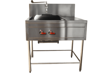 Chinese Wok Cast Iron หัวเตาจีนเหล็กหล่อ พักขวา KB-7 สแตนเลส