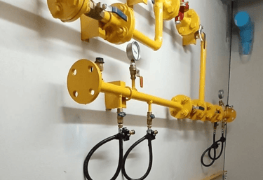 ติดตั้งระบบแก๊สครัว | commercial kitchen gas pipeline installation by Siampavillion