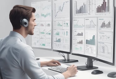 A team of developers collaborating on a software project with laptops and notes.