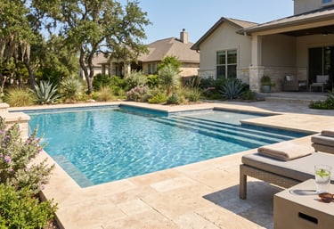Clear easier to manage residential pool in Round Rock TX