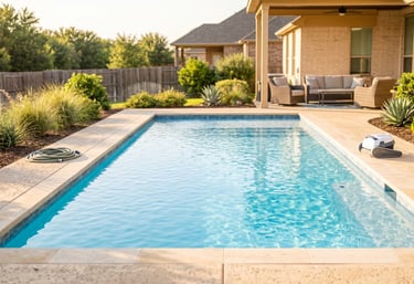 Getting a residential pool ready for the summer in Round Rock TX