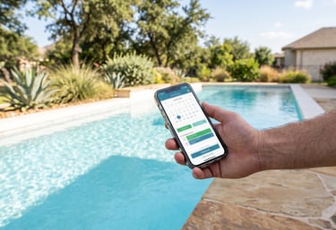 Scheduling a pool opening or closing visit in Round Rock TX