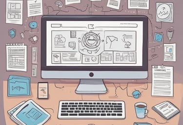 A diverse team collaborating around a digital tablet creating innovative designs.