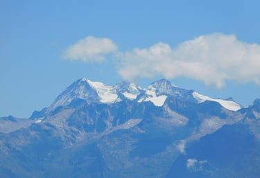 Snowy crops of the sierra nevada de Santa marta