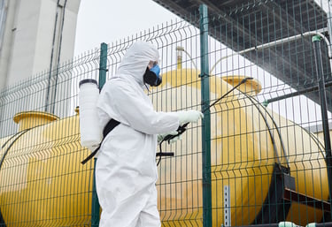 تنظيف خزانات مياة