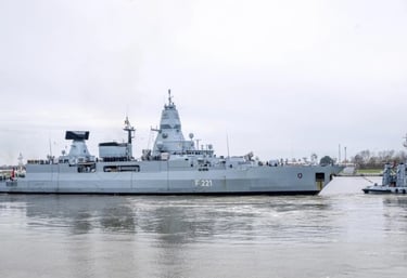German Military frigate heading for EU mission to protect ships