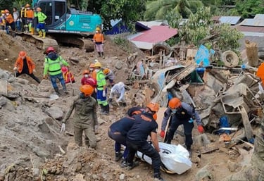 Photo from AP, Death toll in Masara landslide 