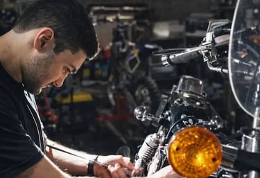 taller mecanico de motos