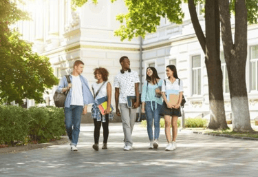 Students on Campus