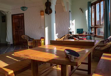 Common Room of Hills Tale Backpackers Hostel