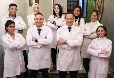 الطاقم الطبي في مركز فايبر كلينك - fiber clinic - فريق دكتور بيتر مجدي البرت