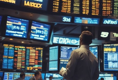 a man riding a skateboard down a street next to tall buildings