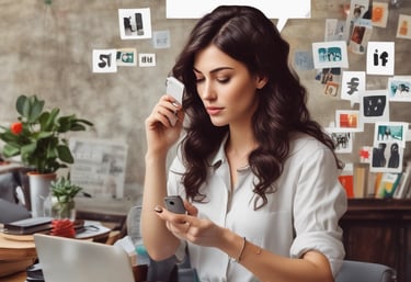 A wall of typography art featuring motivational words and phrases such as 'Skills', 'Training', 'Leadership', and 'Team'. The word 'NUMBERSQUAD' is prominently displayed in the center. Adjacent to the wall is a tall stool with a wooden seat and metal legs on a light, laminate floor.