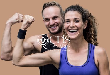 Procedimentos para ganho de massa muscular no Clube da Saúde e Beleza da Dra. Cris Tavares.