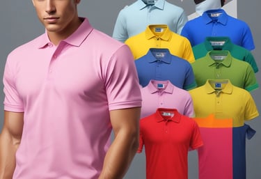 green crew neck shirt and gray crew neck shirt