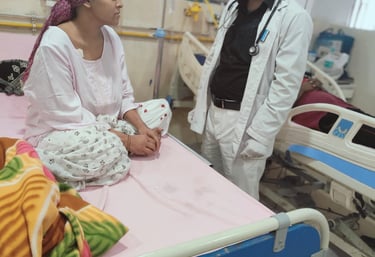 Physiotherapist helping patient in Patna