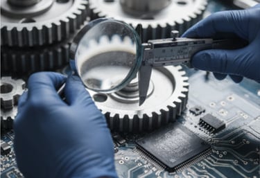 análise de componentes mecânicos em perícia de engenharia