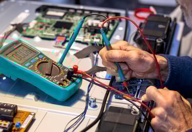 análise de componenetes eletrônicos