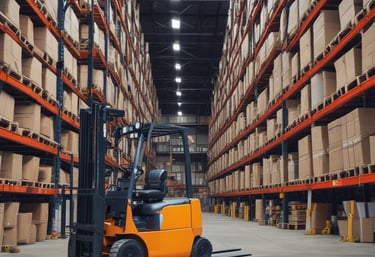 A modern construction equipment rental site in the Dominican Republic.