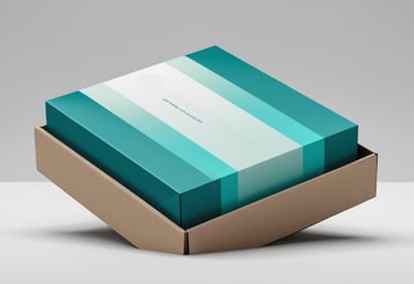 caja con tapa impresa con logo personalizado