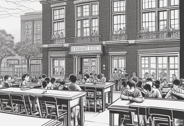 photo of white staircase