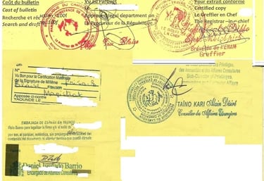 legalización de documentos