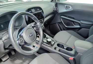 Interior of our car