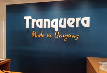 Letras corporeas "Tranquera"
