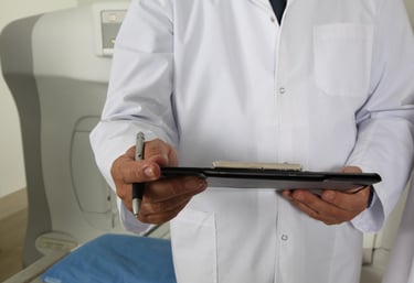 doctors briefing to a patient during consultant | Al Hind Cure