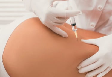 a woman is getting a vacciturel vacciturel vacciture