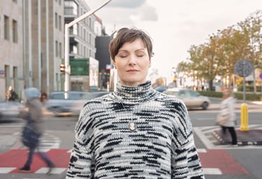 spokój w tłocznym mieście