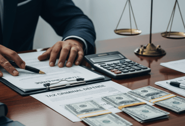 Documentos, dinero y balanza: defensa penal fiscal