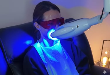 GloSmilz teeth whitening services for the wonderful bright whit smile you've been dreaming about.