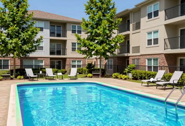 apartment complex pool