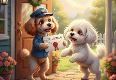 Entrega de Certificación De Perro de Apoyo Emocional