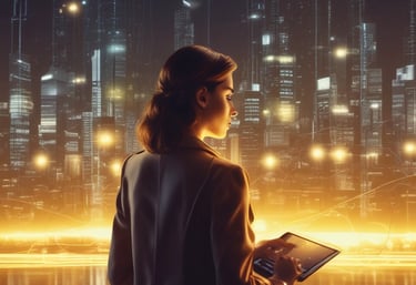 A close-up of a digital marketing strategy board filled with notes and ideas.