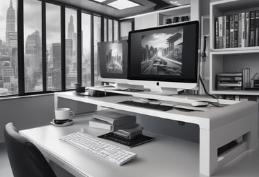 A high-quality image of computer equipment and components.