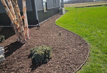 woodchip installation