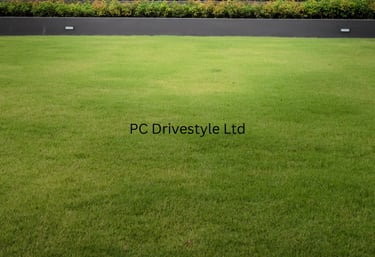 freshly laid garden lawn service in bedfordshire by PC Drivestyle Ltd