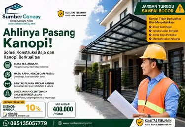 Ahlinya Jasa Pasang Kanopi