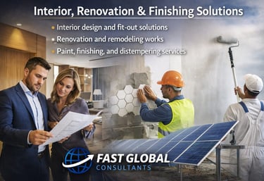 Fast Global Consultants Interior design and Fit out solutions