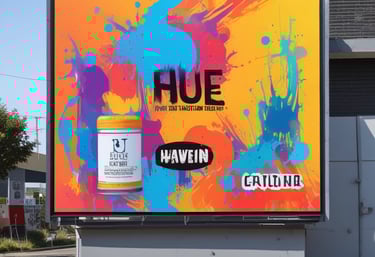 A large advertisement painted on the side of a building promotes painting your property regularly to save money, showing a rustic house silhouette. To the left, a construction site with a demolition crane indicates possible urban development. Shipping containers and a rooftop are visible, suggesting an industrial area.